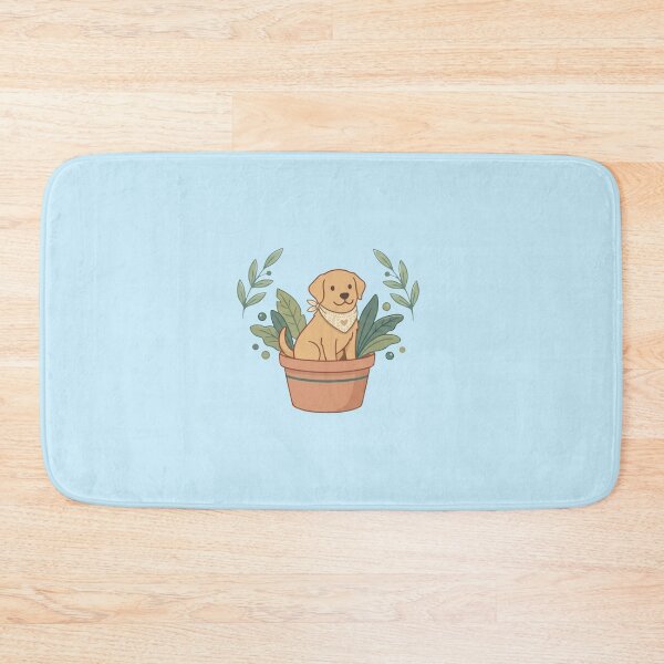 Item preview, Golden Gardener: Potted Puppy with Foliage Arch designed and sold by jugglingelephant.
