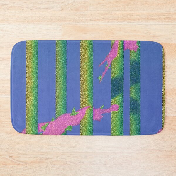 Item preview, Neon Halftone Stripe Clash designed and sold by bubblegoth.