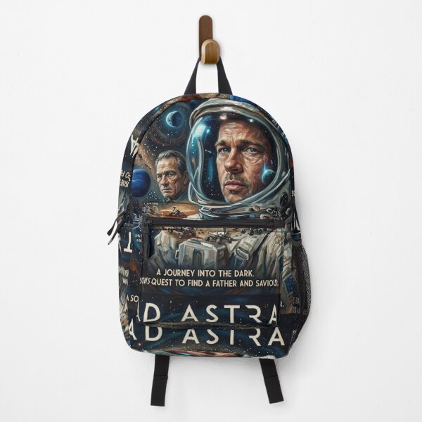 Item preview, Ad Astra Retro Sci-Fi Space Exploration Psychological Drama Tribute Art Movie Poster designed and sold by Art's Diner.