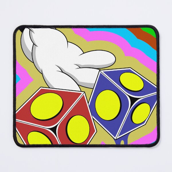 Item preview, Pop Art Cartoon Hand Throwing Cubes Dice designed and sold by Lexkon Liu's art.