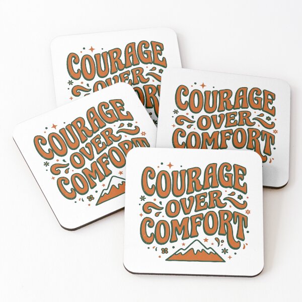 Item preview, Courage Over Comfort designed and sold by GrooveAndGlow.