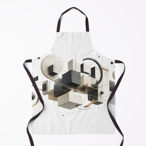Item preview, Floating Geometry | Modern Architectural Abstract Wall Art designed and sold by rigelcreation.