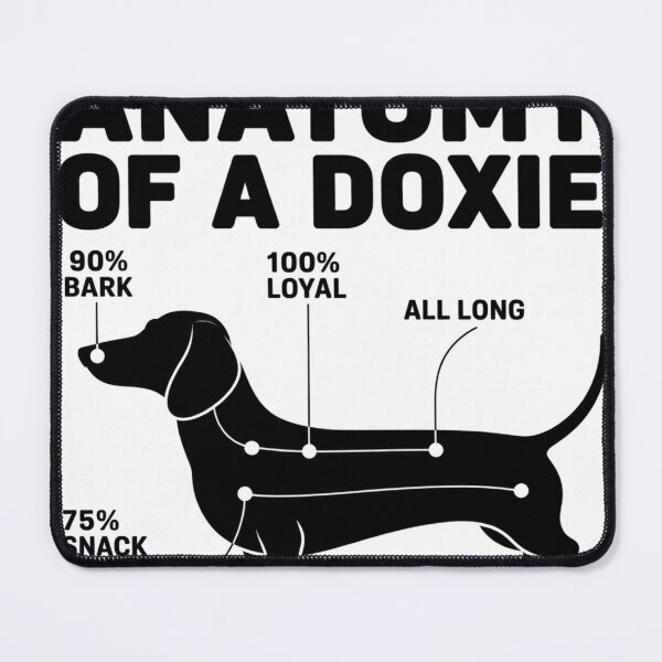 Item preview, Anatomy of a Dachshund Funny Doxie Gift designed and sold by DoxieLeague.