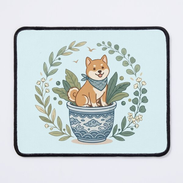 Item preview, Shiba Inu Garden Club: Potted Shiba Logo designed and sold by jugglingelephant.