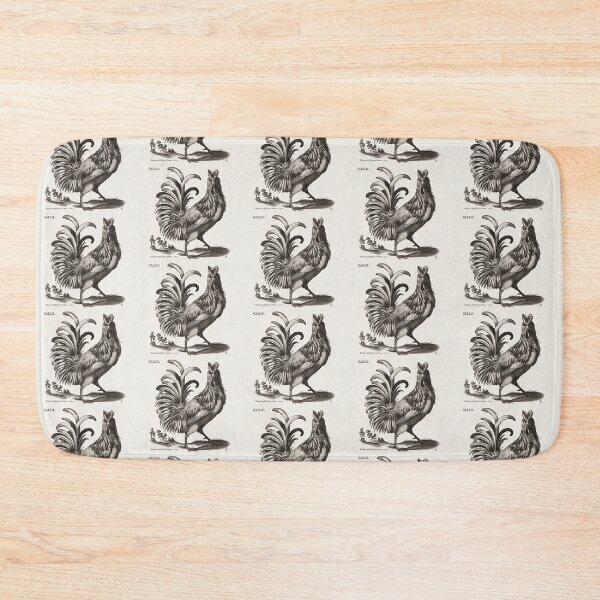 Item preview, Antique Black and White Farmhouse Chicken Illustration designed and sold by Mundolibelula77.