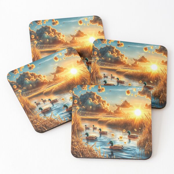 Item preview, Duck Sunset Wall Art designed and sold by BeautifulVirtues.