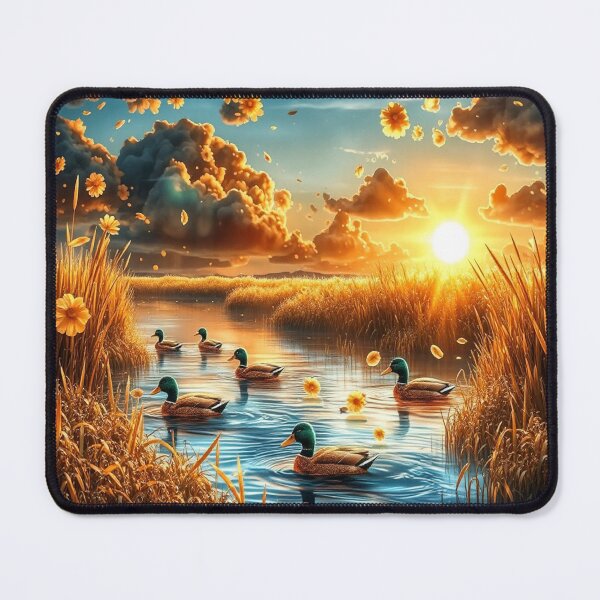 Item preview, Duck Sunset Wall Art designed and sold by BeautifulVirtues.