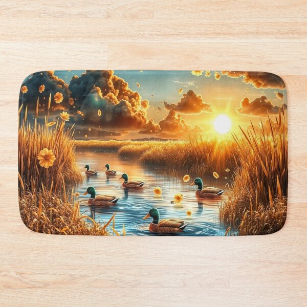 Item preview, Duck Sunset Wall Art designed and sold by BeautifulVirtues.