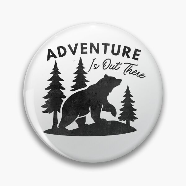 Item preview, Adventure Is Out There Vintage Bear Wilderness Graphic designed and sold by Lynn Creates.