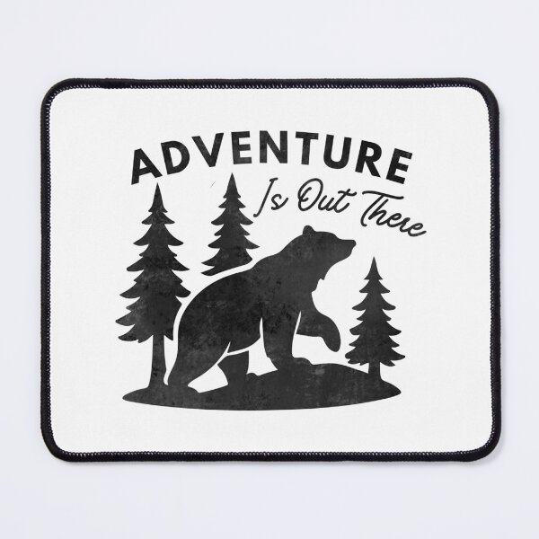 Item preview, Adventure Is Out There Vintage Bear Wilderness Graphic designed and sold by Lynn Creates.