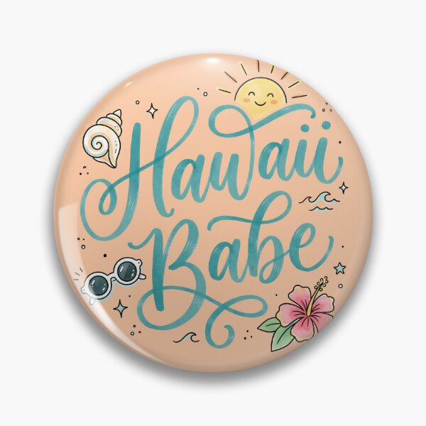 Item preview, Hawaii Babe – Hawaiian Vibes Design designed and sold by Sea Gem.
