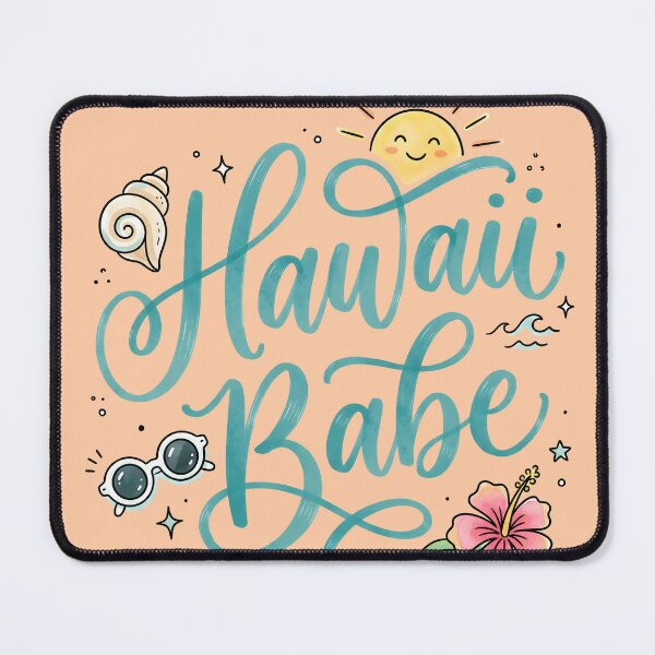 Item preview, Hawaii Babe – Hawaiian Vibes Design designed and sold by Sea Gem.