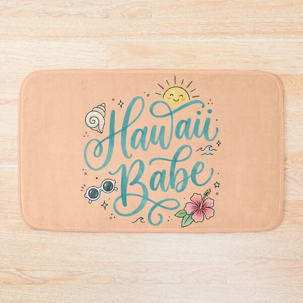 Item preview, Hawaii Babe – Hawaiian Vibes Design designed and sold by Sea Gem.