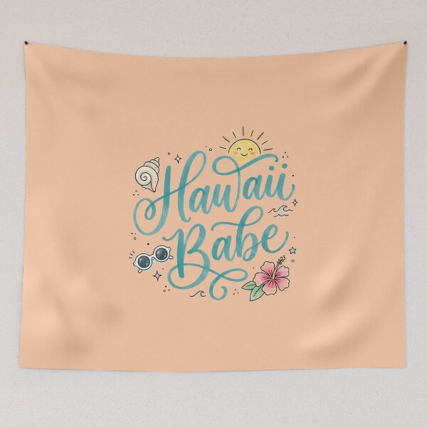 Item preview, Hawaii Babe – Hawaiian Vibes Design designed and sold by Sea Gem.