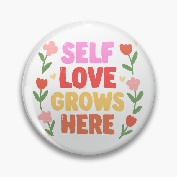 Item preview, Self Love Grows Here Affirmation  designed and sold by ByMinStudio.