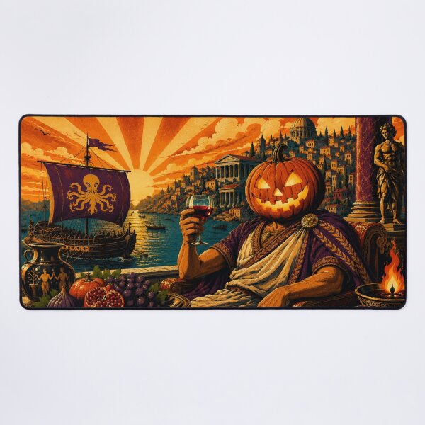 Item preview, Headless Horseman Roman Emperor – Gothic Halloween Fantasy Art designed and sold by TheHorsemanRidesAgain.