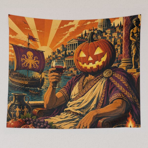 Item preview, Headless Horseman Roman Emperor – Gothic Halloween Fantasy Art designed and sold by TheHorsemanRidesAgain.
