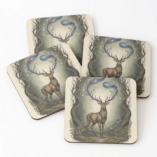 Item preview, Enchanted Forest Deer | Spirit of Nature designed and sold by HeyHas.