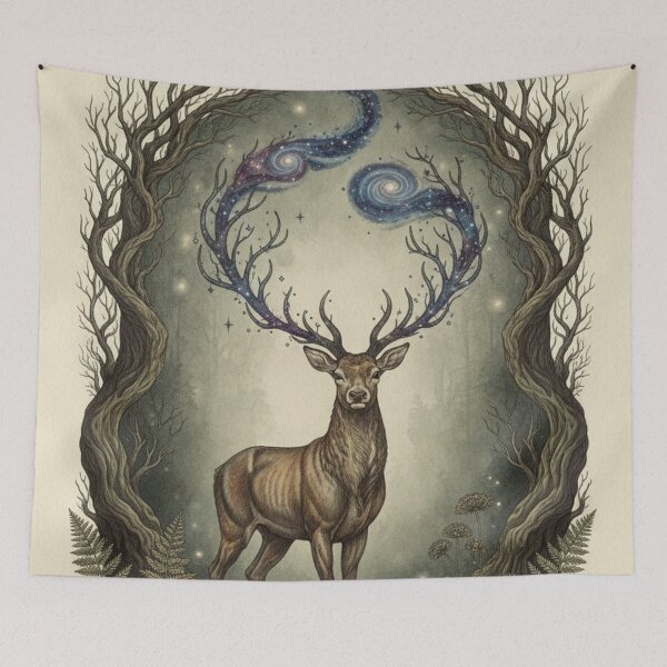 Item preview, Enchanted Forest Deer | Spirit of Nature designed and sold by HeyHas.