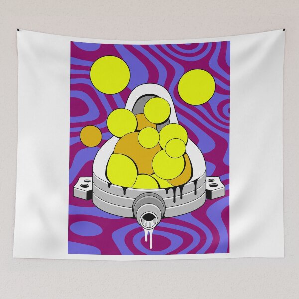 Item preview, Pop Art Cartoon Urinal Installation Illustration designed and sold by Lexkon Liu's art.
