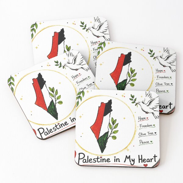 Item preview, Palestine in My Heart designed and sold by Art-By-Maysar.