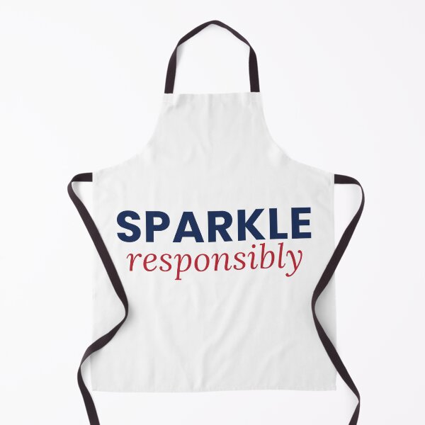 Item preview, Sparkle Responsibly Funny 4th Of July Fireworks Tee designed and sold by 7Four1 Designs.