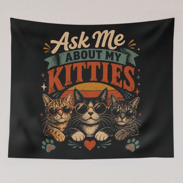 Item preview, Ask Me About My Kitties designed and sold by RebenCantik.