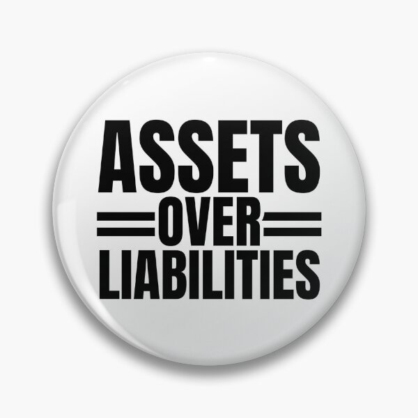 Item preview, Assets Over Liabilities Accountant Investor Motivational designed and sold by Dondonmart.