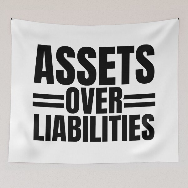 Item preview, Assets Over Liabilities Accountant Investor Motivational designed and sold by Dondonmart.