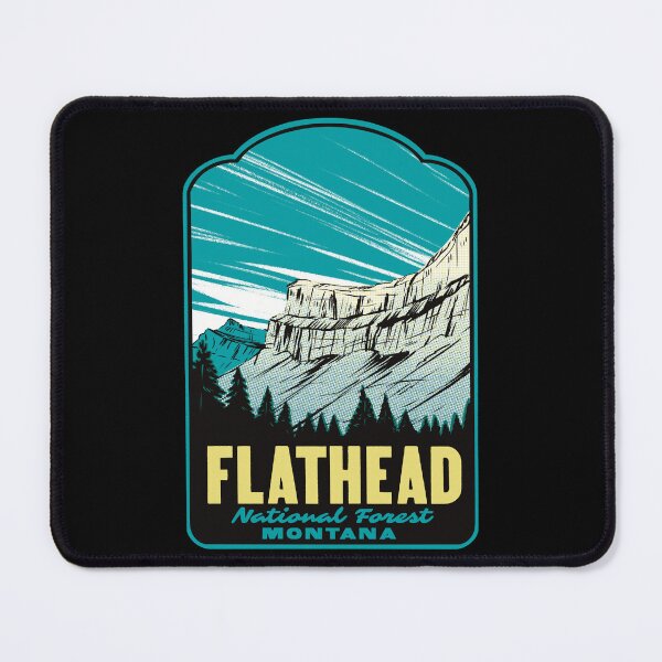 Item preview, Flathead National Forest Montana Retro designed and sold by HalpinDesign.