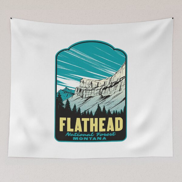 Item preview, Flathead National Forest Montana Retro designed and sold by HalpinDesign.
