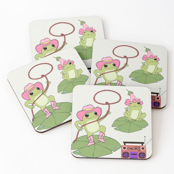 Item preview, Ilustración de ranas vaqueras y músic designed and sold by A touch of creativity.
