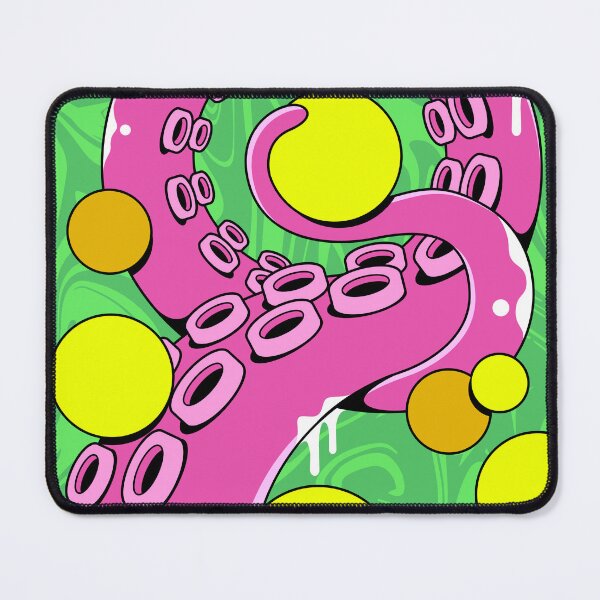 Item preview, Pop Art Pink Octopus Tentacle Illustration designed and sold by Lexkon Liu's art.