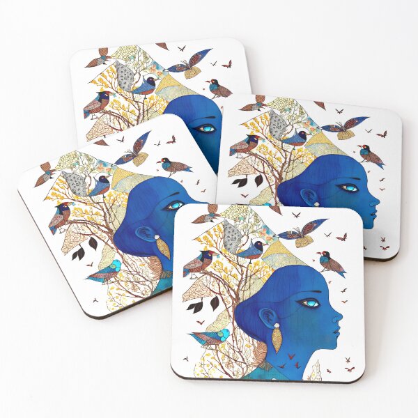Item preview, Her Fantasy…Birds and Butterflies. designed and sold by ©Janis Zroback.