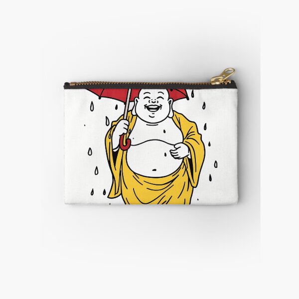 Item preview, Laughing Buddha in the Rain designed and sold by HeartyCurioCo.
