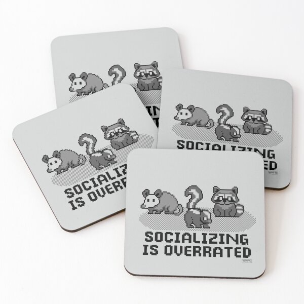 Item preview, Socializing is Overrated Street Cats designed and sold by World Domination For Cats ®.