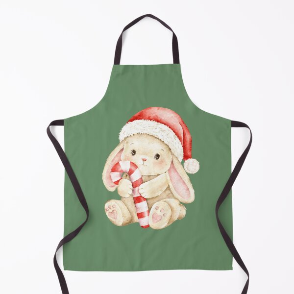 Item preview, Christmas Bunny With Candy Cane designed and sold by eves_aquadreams.