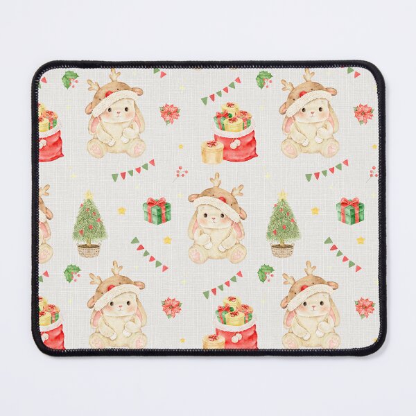 Item preview, Christmas Bunny With Candy Cane designed and sold by eves_aquadreams.