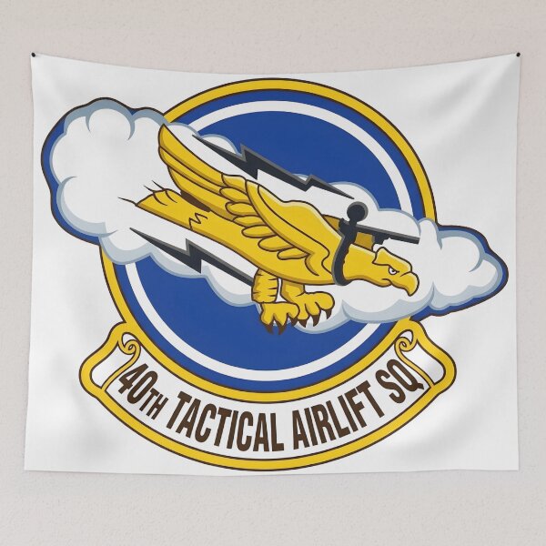 Item preview, Emblem of the 40th Tactical Airlift Squadron (40th TAS) designed and sold by CharlieDesings.