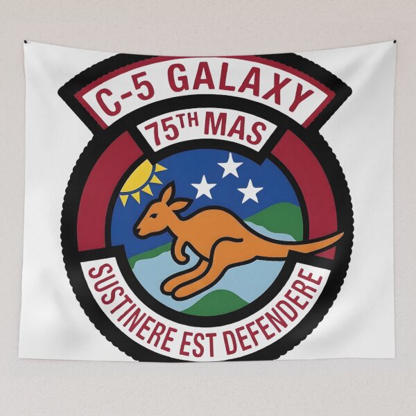 Item preview, 75th Military Airlift Squadron (MAS) C-5 Galaxy Emblem designed and sold by CharlieDesings.