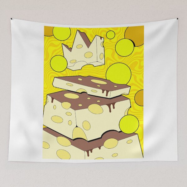 Item preview, Pop Art Cartoon Chocolate Cheese Crown designed and sold by Lexkon Liu's art.