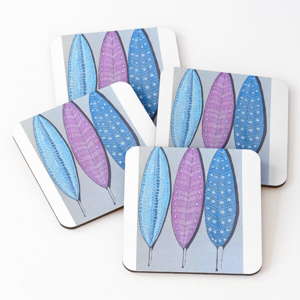 Item preview, Three Little Feathers, Definitely Not Surfboards.  designed and sold by SuperDena101.