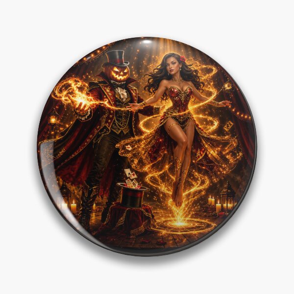 Artikelvorschau, Kopfloser Reiter, Feuerillusionist – Zaubershow, Fantasy-Halloween-Kunst entworfen und verkauft von TheHorsemanRidesAgain.