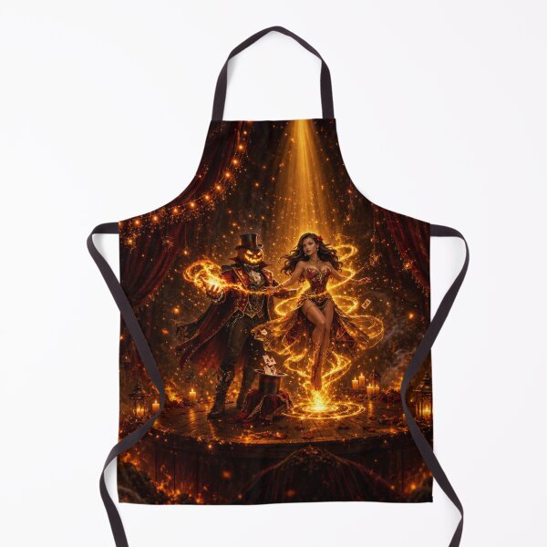 Item preview, Headless Horseman Fire Illusionist – Magic Show Fantasy Halloween Art designed and sold by TheHorsemanRidesAgain.