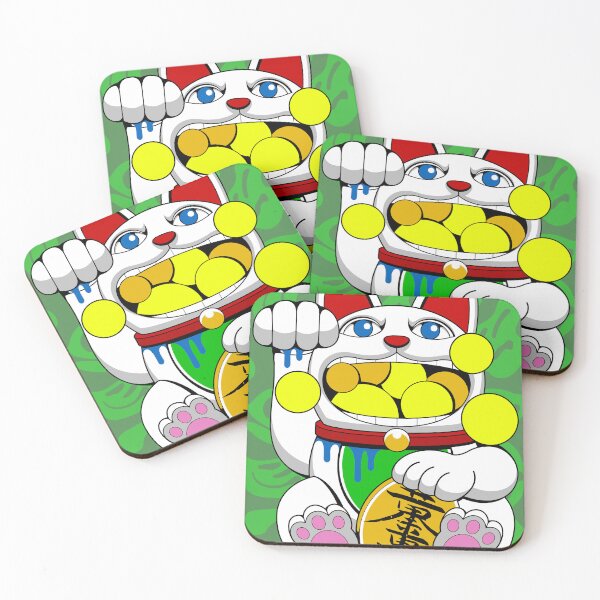 Item preview, Pop Art Cartoon Lucky Cat Illustration designed and sold by Lexkon Liu's art.