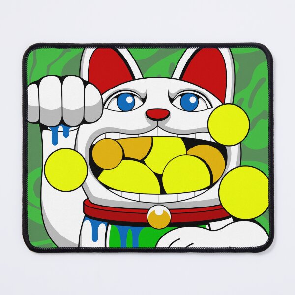 Item preview, Pop Art Cartoon Lucky Cat Illustration designed and sold by Lexkon Liu's art.