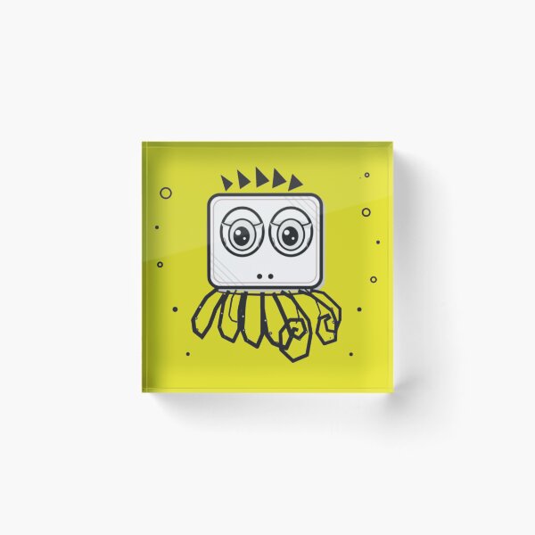 Item preview, Boxy Squid Stare designed and sold by FunkyCreatures.