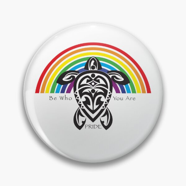 Item preview, Tribal Turtle Be Who You Are PRIDE designed and sold by srwdesign.