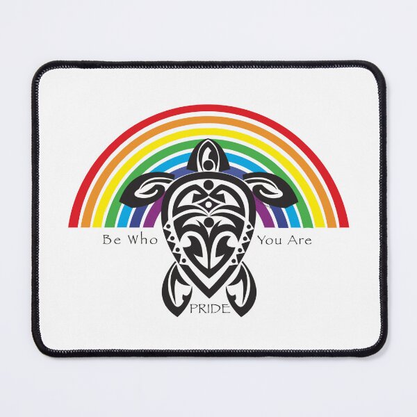 Item preview, Tribal Turtle Be Who You Are PRIDE designed and sold by srwdesign.