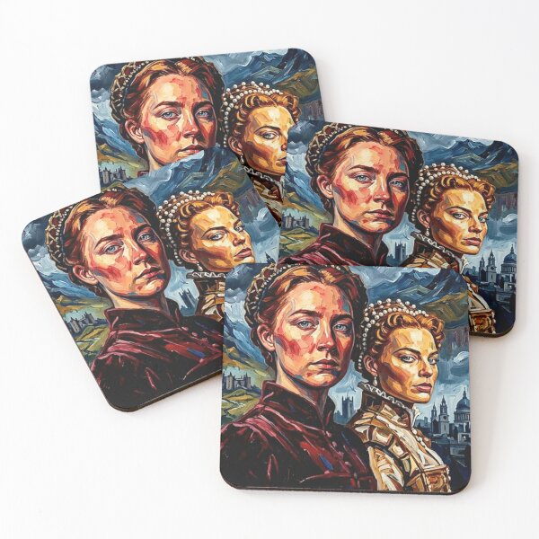 Item preview, Mary Queen of Scots Retro Historical Drama Royal Biopic Tribute Art Movie Poster designed and sold by Art's Diner.